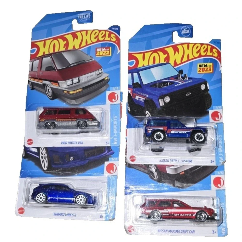 J-Imports Lot Of 4 New Hot Wheels Subaru WRX Toyota 86 Nissian Patrol & Drift HW